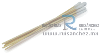Aplicadores de madera con algodón
